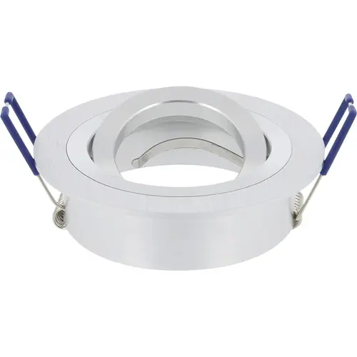 Yphix 50114402 Inbouwspot GU10 Modena rond aluminium kantelbaar met klemveren exclusief lichtbron
