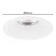 Yphix 50114425 Inbouwspot GU10 Bolzano rond wit verdiept met klemveren exclusief lichtbron
