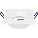 Yphix 50114429 Inbouwspot GU10 Milano vierkant wit verdiept met klemveren exclusief lichtbron