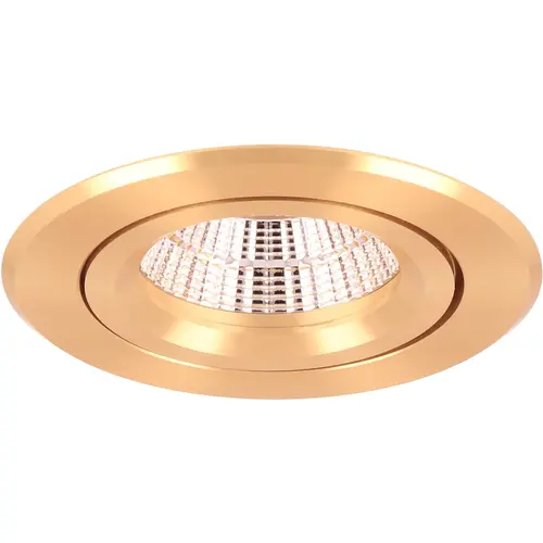 Yphix 50114441 Inbouwspot GU10 Verona rond goud kantelbaar met klemveren exclusief lichtbron