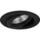 Yphix 50114464 Inbouwspot GU10 Verona rond zwart kantelbaar met klemveren exclusief lichtbron