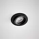 Yphix 50114464 Inbouwspot GU10 Verona rond zwart kantelbaar met klemveren exclusief lichtbron
