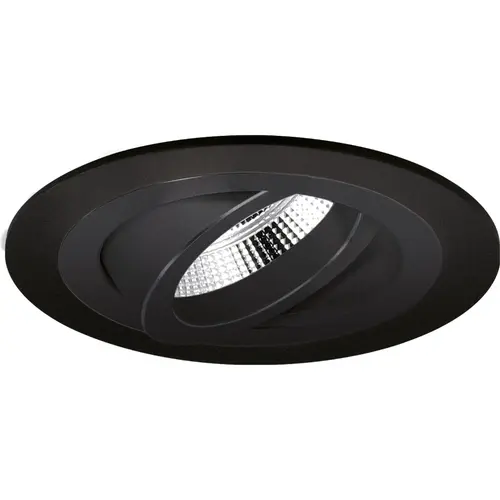 Yphix 50114465 Inbouwspot GU10 Modena rond zwart kantelbaar met klemveren exclusief lichtbron