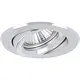 Yphix 50114470 Inbouwspot GU10 Verona rond aluminium kantelbaar met betonveer exclusief lichtbron