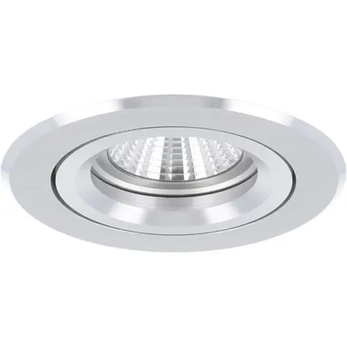 Yphix 50114470 Inbouwspot GU10 Verona rond aluminium kantelbaar met betonveer exclusief lichtbron
