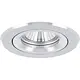 Yphix 50114470 Inbouwspot GU10 Verona rond aluminium kantelbaar met betonveer exclusief lichtbron