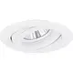 Yphix 50114471 Inbouwspot GU10 Verona rond wit kantelbaar met betonveer exclusief lichtbron