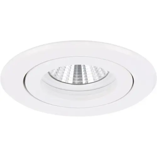 Yphix 50114471 Inbouwspot GU10 Verona rond wit kantelbaar met betonveer exclusief lichtbron