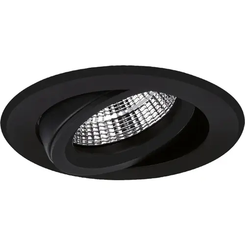 Yphix 50114472 Inbouwspot GU10 Verona rond zwart kantelbaar met betonveer exclusief lichtbron
