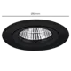 Yphix 50114472 Inbouwspot GU10 Verona rond zwart kantelbaar met betonveer exclusief lichtbron