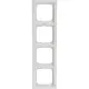 Busch-Jaeger 1724-184K afdekraam 4-voudig Future Linear studiowit glans