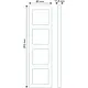 Busch-Jaeger 1724-184K afdekraam 4-voudig Future Linear studiowit glans