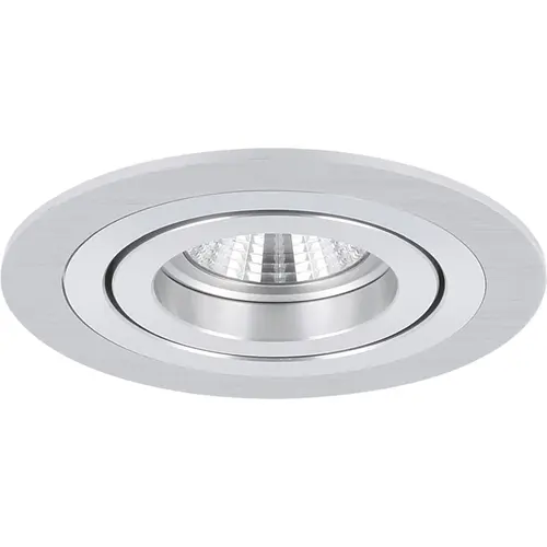Yphix 50114473 Inbouwspot GU10 Modena rond aluminium kantelbaar met betonveer exclusief lichtbron