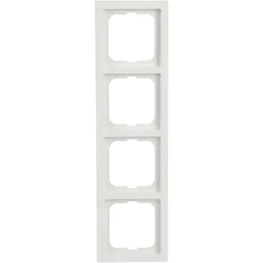 Busch-Jaeger 1724-884K afdekraam 4-voudig Future Linear studiowit mat