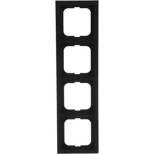 Busch-Jaeger 1724-885K afdekraam 4-voudig Future Linear zwart mat