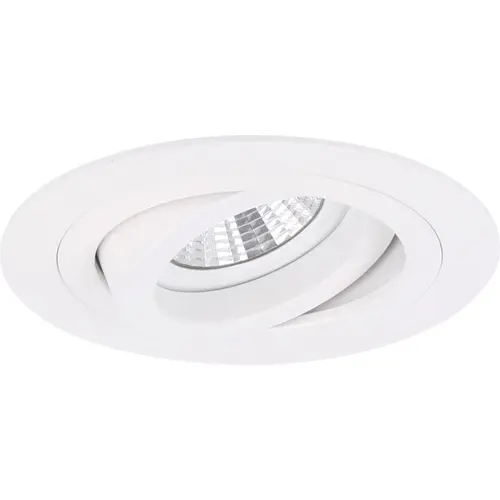 Yphix 50114474 Inbouwspot GU10 Modena rond wit kantelbaar met betonveren exclusief lichtbron