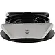 Yphix 50114475 Inbouwspot GU10 Modena rond zwart kantelbaar met betonveer exclusief lichtbron