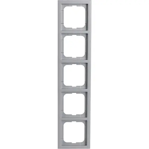 Busch-Jaeger 1725-183K afdekraam 5-voudig Future Linear aluzilver