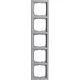 Busch-Jaeger 1725-183K afdekraam 5-voudig Future Linear aluzilver