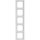 Busch-Jaeger 1725-884K afdekraam 5-voudig Future Linear studiowit mat