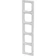 Busch-Jaeger 1725-884K afdekraam 5-voudig Future Linear studiowit mat
