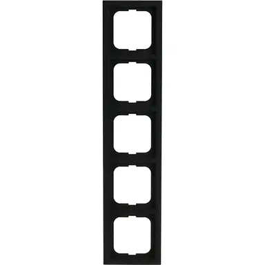 Busch-Jaeger 1725-885K afdekraam 5-voudig Future Linear zwart mat