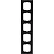 Busch-Jaeger 1725-885K afdekraam 5-voudig Future Linear zwart mat