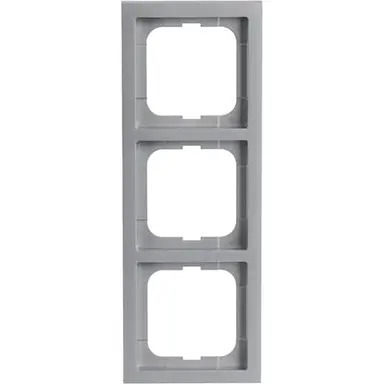 Busch-Jaeger 1723-183K afdekraam 3-voudig Future Linear aluzilver