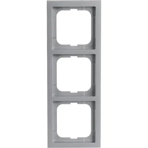 Busch-Jaeger 1723-183K afdekraam 3-voudig Future Linear aluzilver