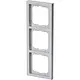 Busch-Jaeger 1723-183K afdekraam 3-voudig Future Linear aluzilver