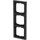 Busch-Jaeger 1723-885K afdekraam 3-voudig Future Linear zwart mat