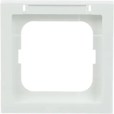 Busch-Jaeger 1721-184 NSK afdekraam 1-voudig met tekstvenster Future Linear studiowit glans