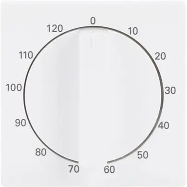 Busch-Jaeger 1771-84-103 draaigreep tijdschakelaar 120 min Future Linear studiowit glans