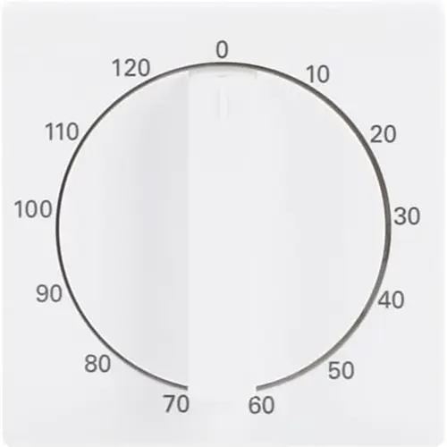 Busch-Jaeger 1771-84-103 draaigreep tijdschakelaar 120 min Future Linear studiowit glans