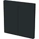 Busch-Jaeger 6736 FoH-45M Friends of Hue bedieningswip 2-voudig Art Linear zwart mat