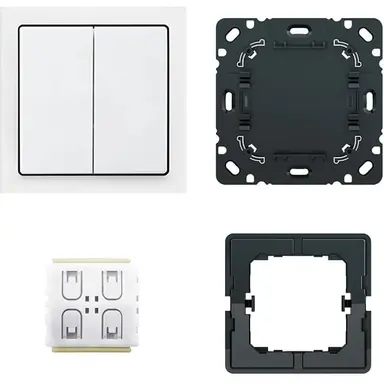 Busch-Jaeger 6716 UJ-84 Friends of Hue Smart Switch complete set Future Linear studiowit glans