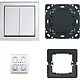 Busch-Jaeger 6716 UJ-83 Friends of Hue Smart Switch complete set Future Linear aluzilver