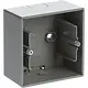 Busch-Jaeger 1701-83 opbouwbak 1-voudig Future Linear aluzilver