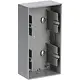 Busch-Jaeger 1702-83 opbouwbak 2-voudig Future Linear aluzilver