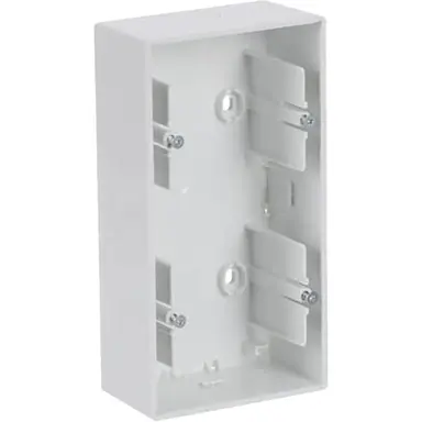 Busch-Jaeger 1702-84 opbouwbak 2-voudig Future Linear studiowit glans