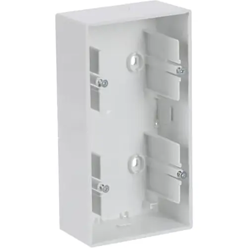 Busch-Jaeger 1702-84 opbouwbak 2-voudig Future Linear studiowit glans