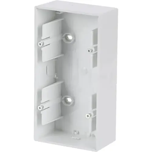 Busch-Jaeger 1702-84 opbouwbak 2-voudig Future Linear studiowit glans