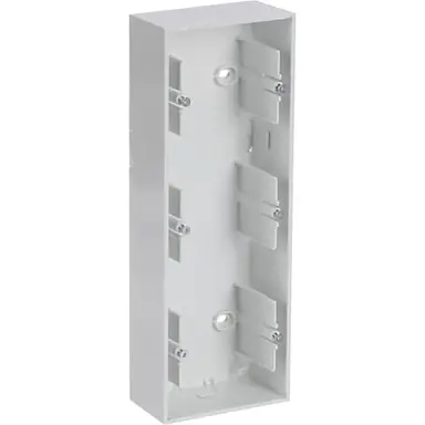 Busch-Jaeger 1703-84 opbouwbak 3-voudig Future Linear studiowit glans