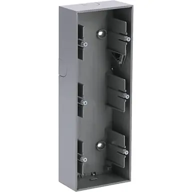 Busch-Jaeger 1703-83 opbouwbak 3-voudig Future Linear aluzilver
