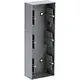 Busch-Jaeger 1703-83 opbouwbak 3-voudig Future Linear aluzilver