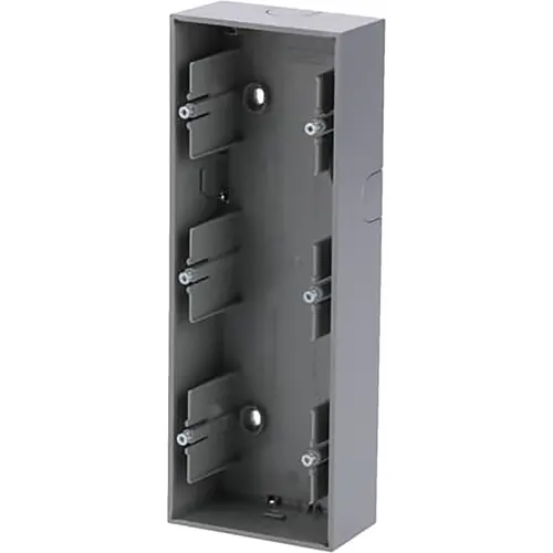 Busch-Jaeger 1703-83 opbouwbak 3-voudig Future Linear aluzilver