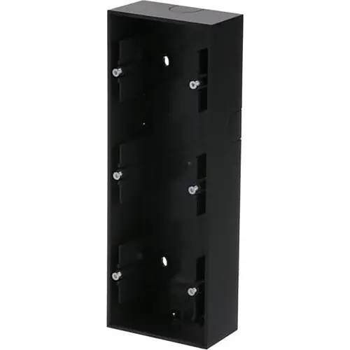 Busch-Jaeger 1703-885 opbouwbak 3-voudig Future Linear zwart mat
