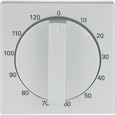 Busch-Jaeger 1771-83-103 draaigreep tijdschakelaar 120 min Future Linear aluzilver