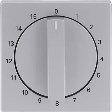 Busch-Jaeger 1770-83-103 draaigreep tijdschakelaar 15 min Future Linear aluzilver mat