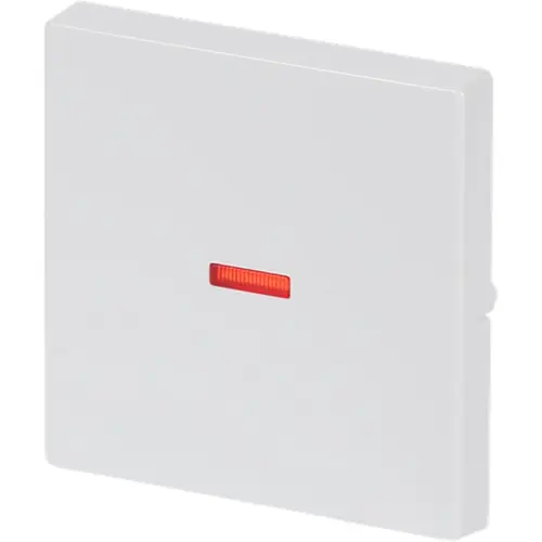 Busch-Jaeger 1789-84 schakelwip controlevenster rood Future Linear studiowit glans